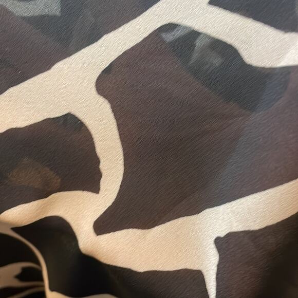 Vintage Petite Sophisticate sheer button tunic - Picture 9 of 9